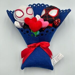 2025 Marvel Spider-Man & Ghost-Spider Valentine's Plush Bouquet 14"